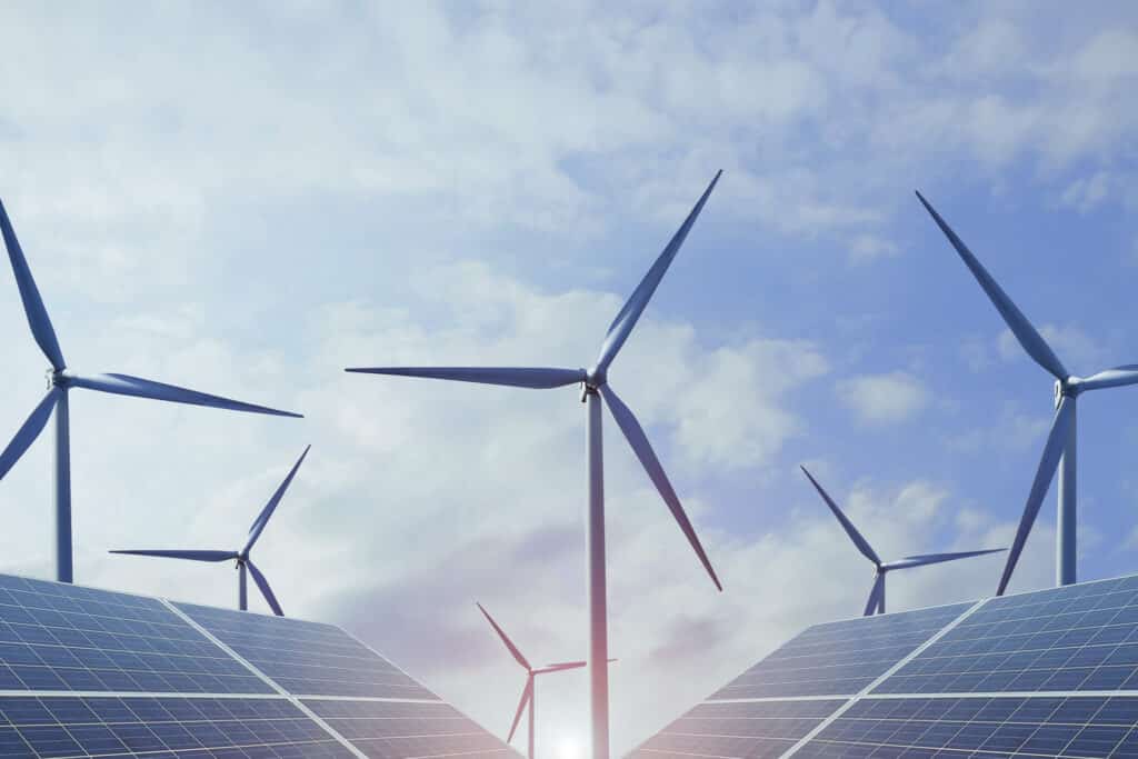 Wind turbines in the sunset. Magnesium Capital completes acquisition of SCADA International.